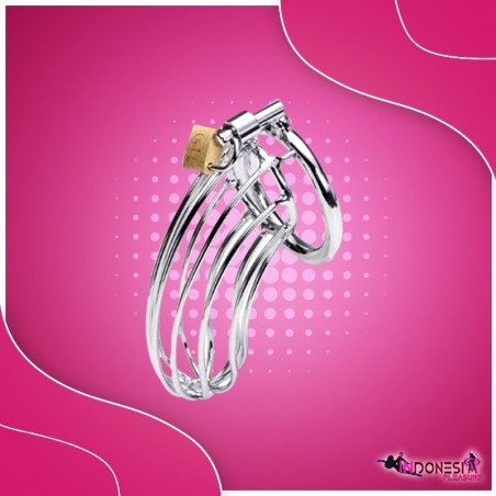 Stainless Steel Iron Wire Male Chastity Lock