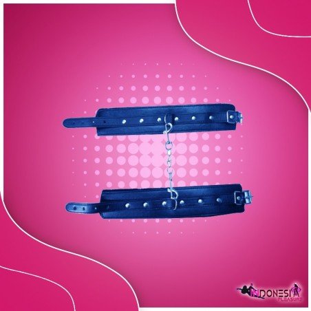 Premium Leather Naughty Nurse Wrist Cuffs Bondage Gear