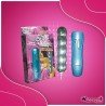 Silver Beaded Anal Vibrator-BIG
