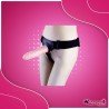 Ultra Hollow Strap On Dildo Vibrating