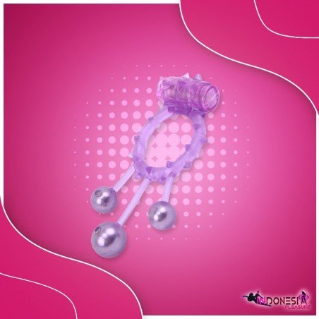 Vibrating Ball Banger Cock Ring Vibrator