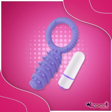 Clitoral Banger Spikes Premium Cockring With Bullet