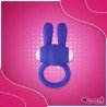 Kingfansion Mini Vibrating Rabbit Cock Ring (Blue)