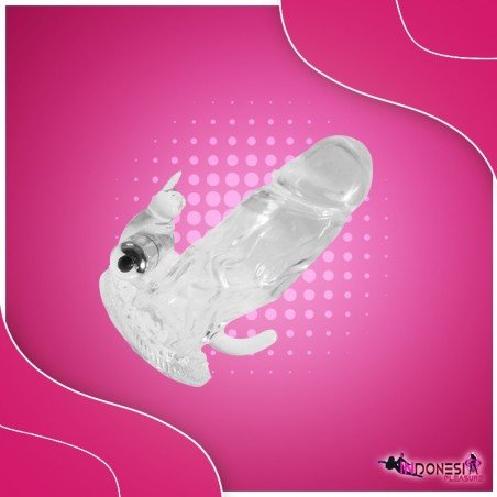 Triple Pleasure Vibrating Rabbit Penis Sleeve
