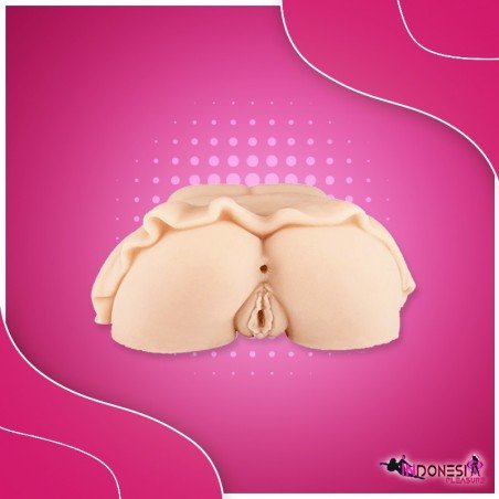 Artificial Silicone Mini skirt Ass & Vagina Masturbator