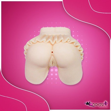 Silicone Mini Skirt Ass & Vagina Masturbator V2 BAV-019