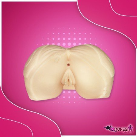 Silicone Jeans Ass & Vagina Masturbator BAV-020