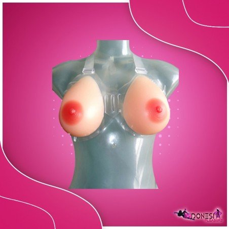 Silicone Breast 550 gms / pair with Transperant Bra