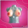 Silicone Breast 550 gms / pair with Transperant Bra