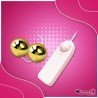 Multi Speed Golden Ben Wa Vibrating Balls Anal Vaginal BV-013