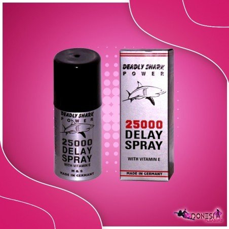 Deadly Shark 25000 Delay Spray for Men with Vitamin E