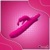 KHALIFA SILICONE RABBIT VIBRATOR - USB RECHARGEABLE