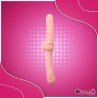 Realistic Double Dong Penis Shaped End  Realistic Non Vibrator