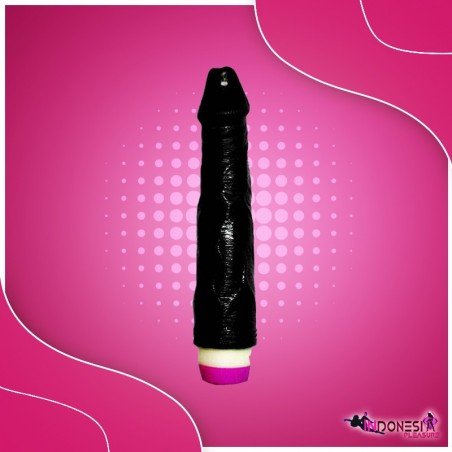 Super Natural Black Silicone Realistic Vibrator