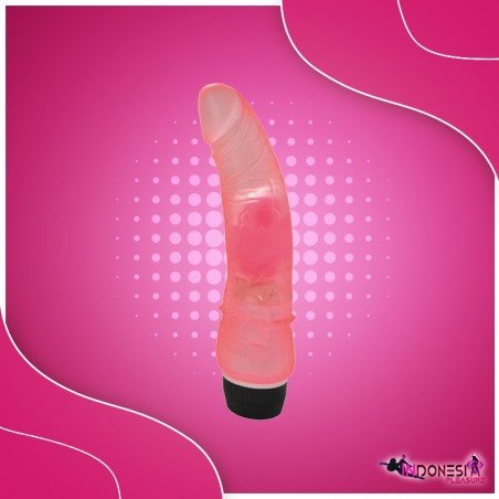 Ultra Slim Flexidick with vibrating Jelly