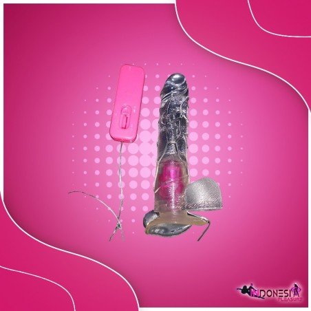 Crystal Lover Jelly Realistic Vibrator with Suction Cup