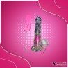 Crystal Lover Jelly Realistic Vibrator with Suction Cup
